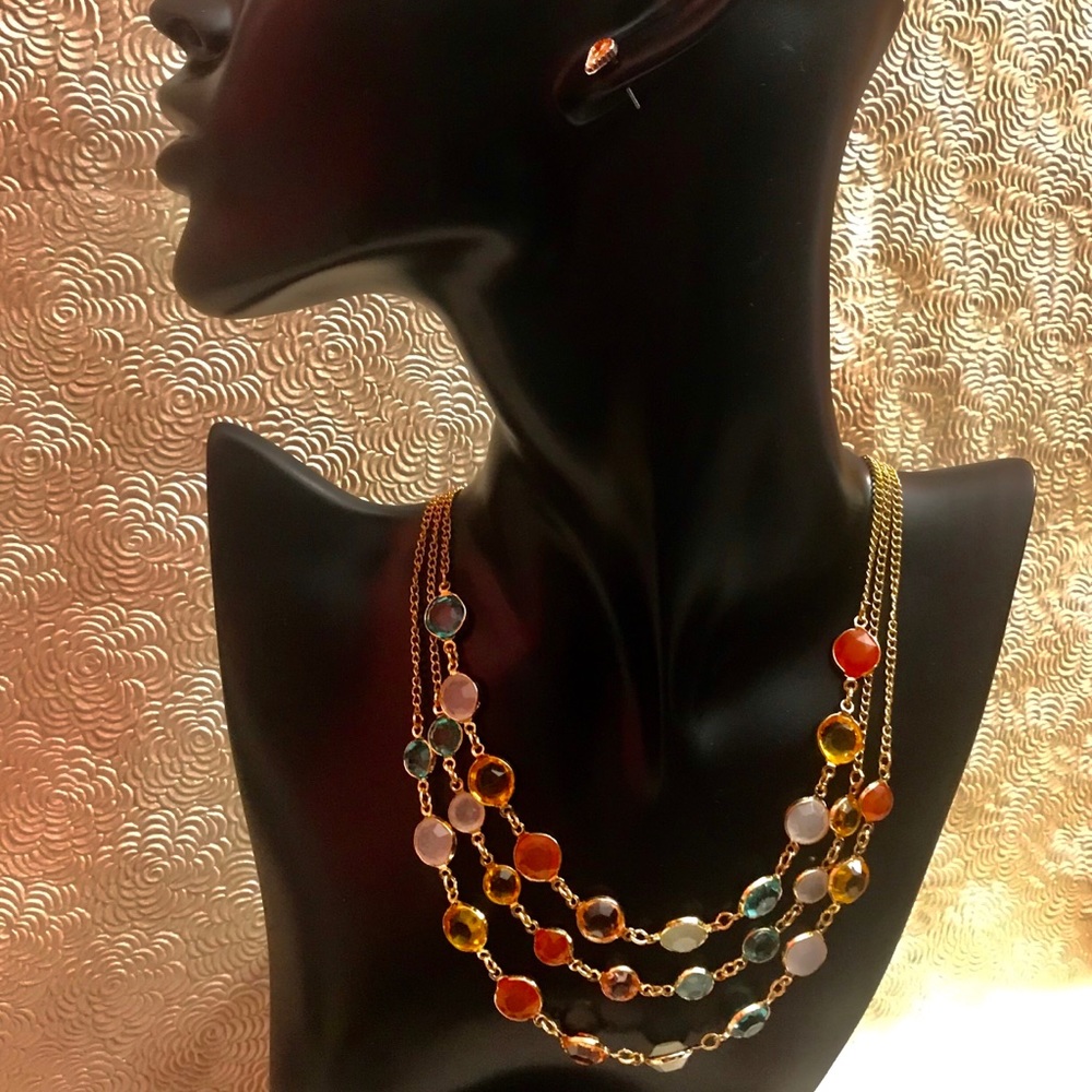 Gloria Vanderbilt Original Multicolor Jewelry Set.